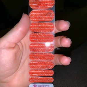 Partial jamberry nail wrap